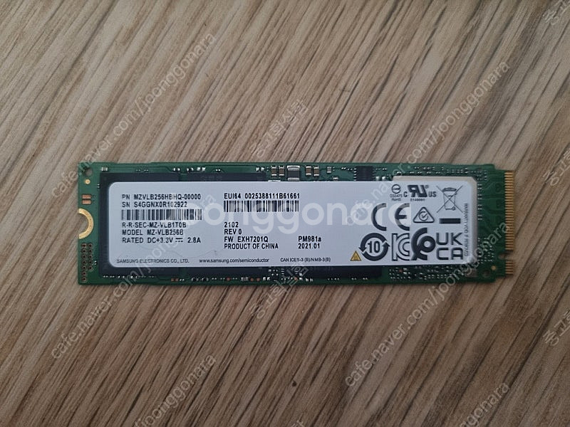 i5 10400f / H410m / 16g / pm981a ssd 256g--2