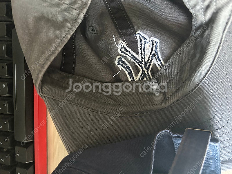 47브랜드 뉴욕양키즈 볼캡 모자 2개 일괄 팝니다--6