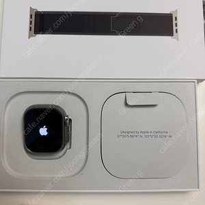 애플워치 울트라2 내추럴티타늄 49mm s급