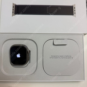 애플워치 울트라2 내추럴티타늄 49mm s급