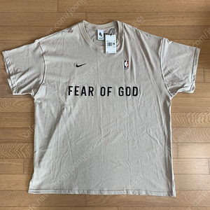 [XXL] 나이키 랩 x 피어오브갓 피오갓 웜업 반팔 티셔츠 오트밀 이미지