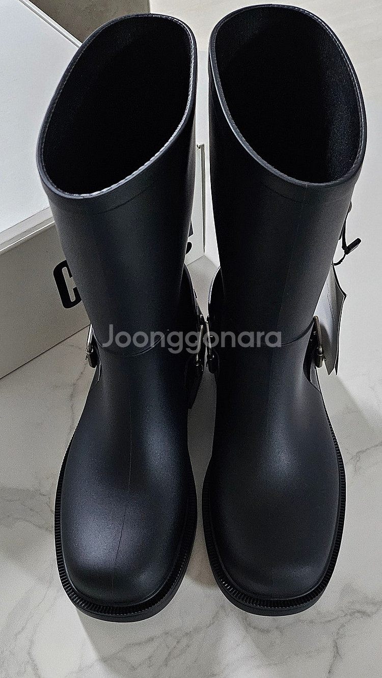 슈콤마보니 Buckle rain boots--0