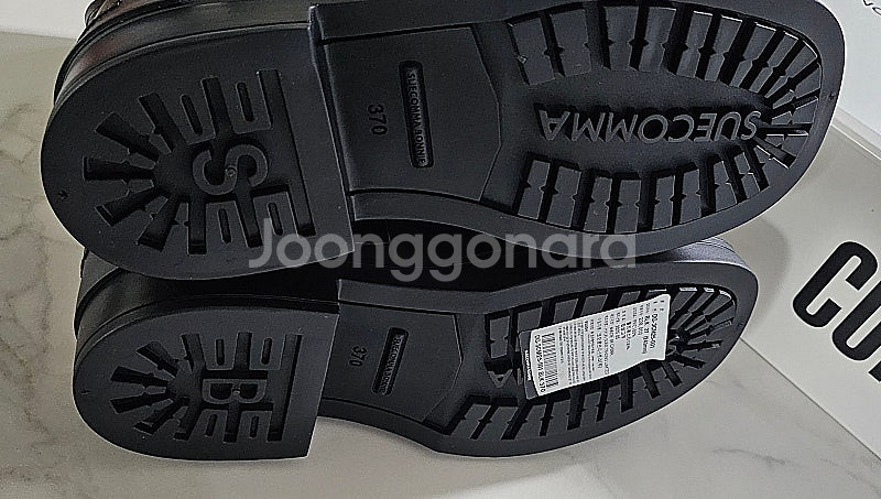 슈콤마보니 Buckle rain boots--4