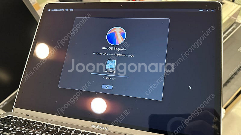 맥북에어 M1 13인치 CTO 메모리 16G SSD 5...--5