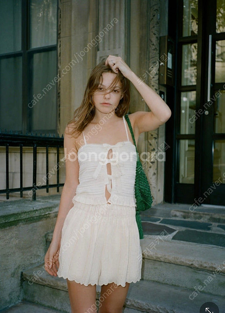 자라 콤비 자수 쇼츠 S사이즈 팝니다--1