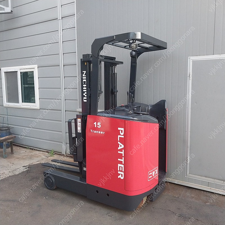 니찌유 전동지게차 1.5톤 2단 3000MM FBR15-85 입식지게차 중고 2021년식{신품수분} 이미지