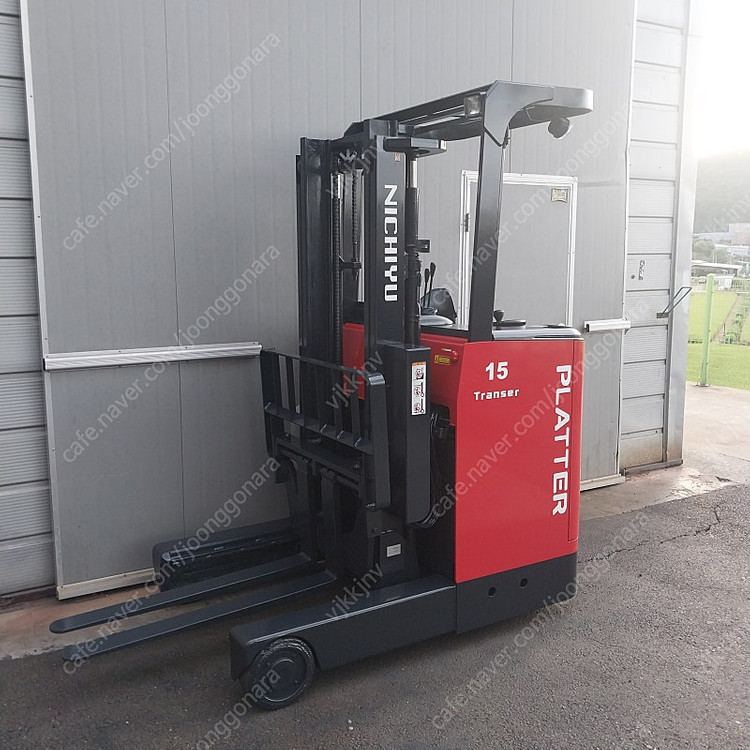 니찌유 전동지게차 1.5톤 2단 3000MM FBR15-85 입식지게차 중고 2021년식{신품수분} 이미지