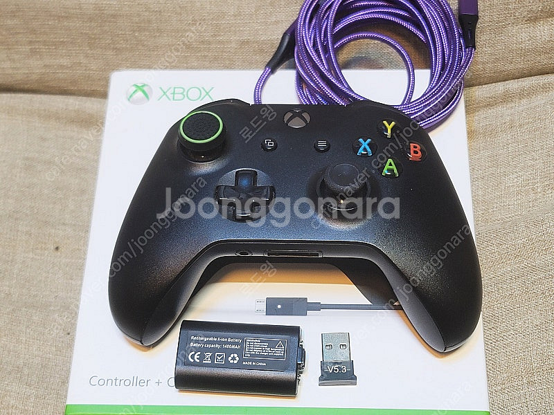 XBOX 엑스박스 게임패드 베터리+USB+ 블루투스 풀--0