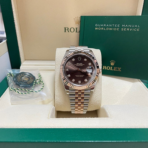 로렉스 신형 데이저스트 초코 텐포다이아 콤비 41MM 126331 판매