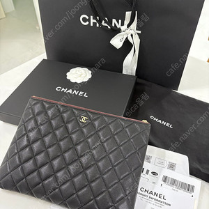 샤넬가방 샤넬 클러치 캐비어 금장 미디움 m