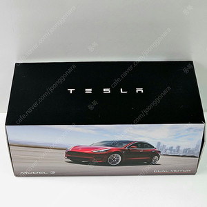 1:18 모델3 Model3 다이캐스트 솔리드 블랙 팝니다.