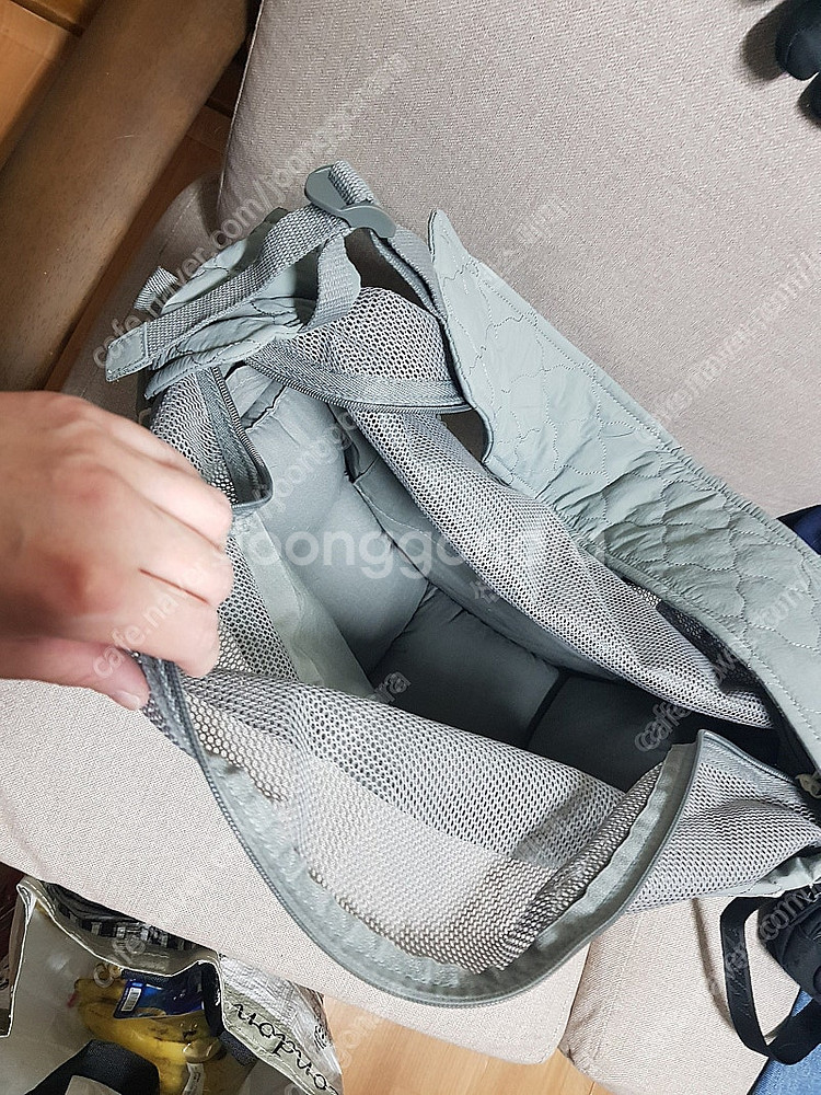 부투펫 고양이 강아지 이동가방 까꿍백 그레이L--1
