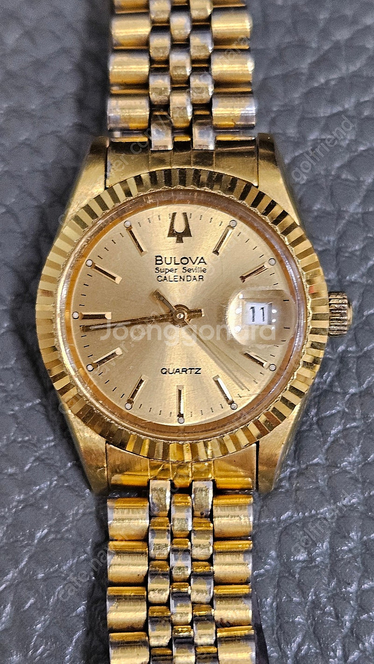 부로바 수퍼세빌 여성용 금장 쿼츠--0