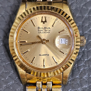 부로바 수퍼세빌 여성용 금장 쿼츠