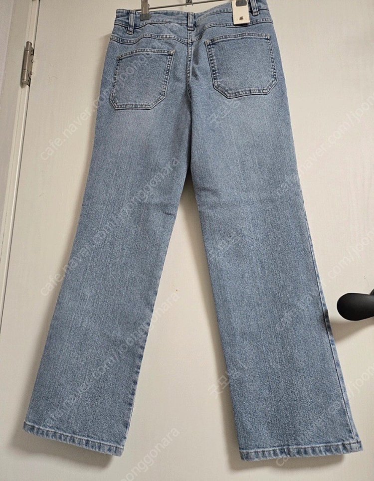 2023년 SJSJ 레더탭 스트레이트 데님진 55. 청바지 데님. 타임 마인 미샤 랑방 시스템 온앤온 쥬크 지컷 데... 이미지