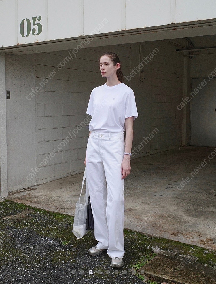 로클 로우클래식 WASHED COTTON STRAIGHT-FIT PANTS_OFF WHITE 팬츠 새상품 M사이즈--2