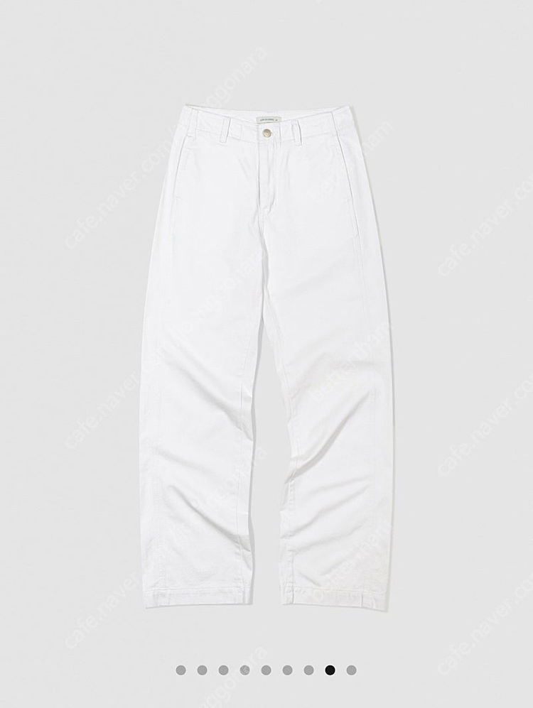 로클 로우클래식 WASHED COTTON STRAIGHT-FIT PANTS_OFF WHITE 팬츠 새상품 M사이즈--6