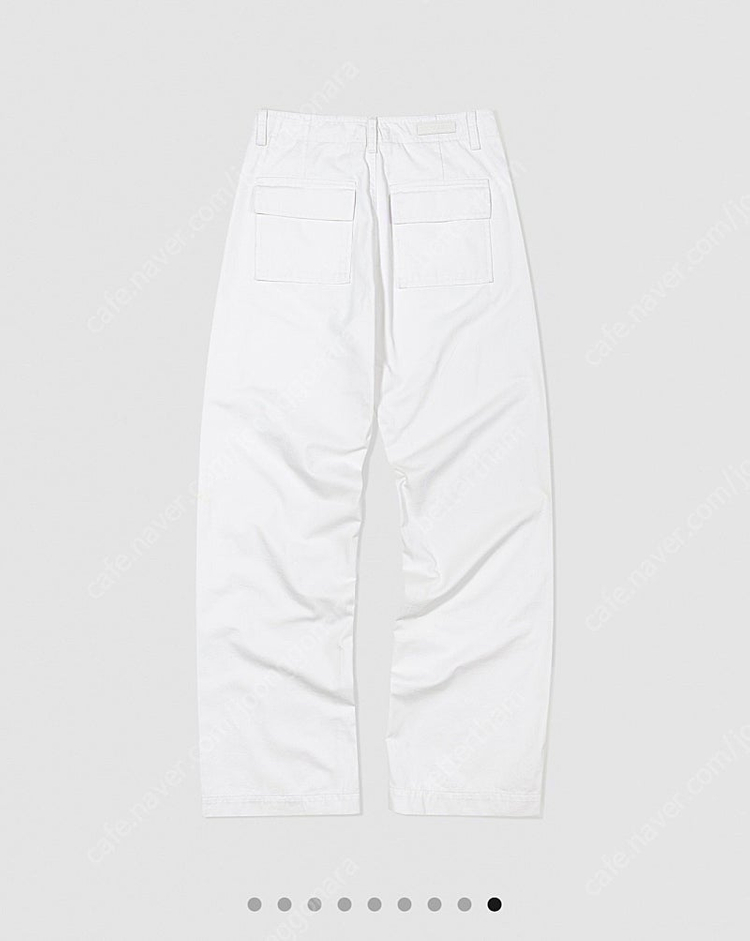 로클 로우클래식 WASHED COTTON STRAIGHT-FIT PANTS_OFF WHITE 팬츠 새상품 M사이즈--7