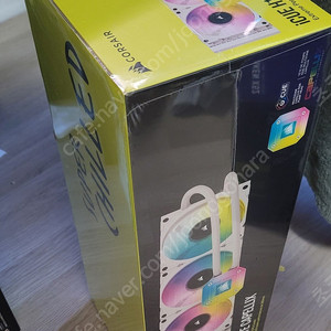 커세어 H150i ELITE CAPLLIX 수냉쿨러 미개봉 화이트
