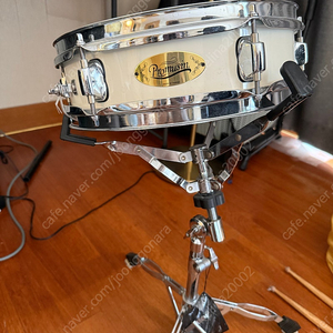 Promusin 12인치 스네어형 연습패드 드럼 + 드럼스텐드 드럼스탠드 드럼스틱 프로뮤신 32.5cm 드럼