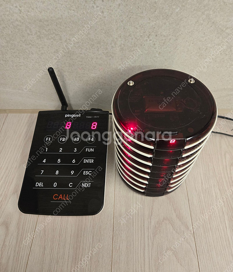 카페 진동벨 팝니다 원형제품 이지콜 ey-1000 진동...--1