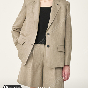 더캐시미어 린넨자켓 55