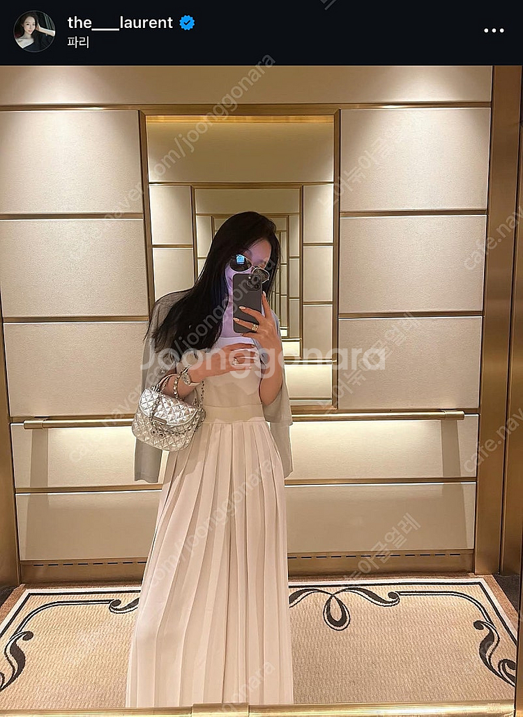 [새상품] 더로랑 몬테카를로 가디건 실버 Monte-carlo Pearl cardigan SS--0