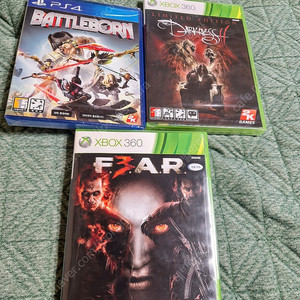 (가격재인하)xbox360 다크니스2새제품,피어3/ps4 배틀본새제품 1~3천원대에 싸게 팝니다.