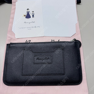 봉긋 페블슬롯지갑 블랙 새상품