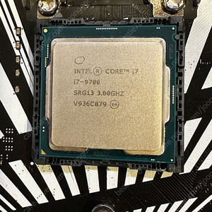 인텔 CPU i7 9700 + Asus Prime Z390-P 메인보드 판매