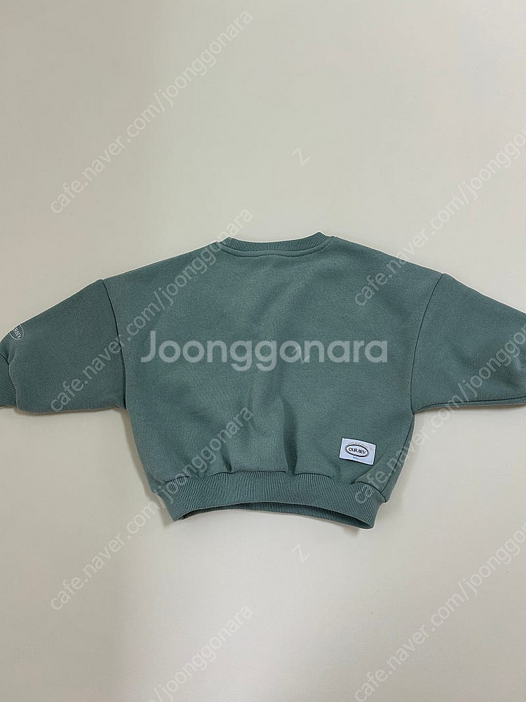 겨울 옷 정리) 아베브 기모 맨투맨 쑥라떼 S, 기모 ...--7