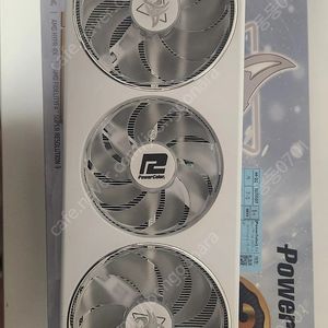 (택포) rx 7800xt 헬하운드 화이트 팝니다.