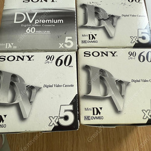 소니 Sony DVM60 lp90 캠코더 비디오 테이프 20개 일괄 택포