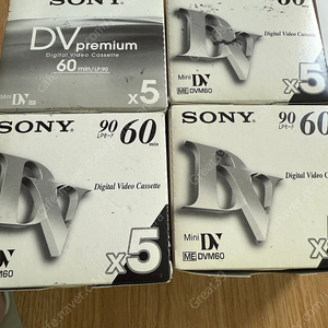 소니 Sony DVM60 lp90 캠코더 비디오 테이프 20개 일괄 택포