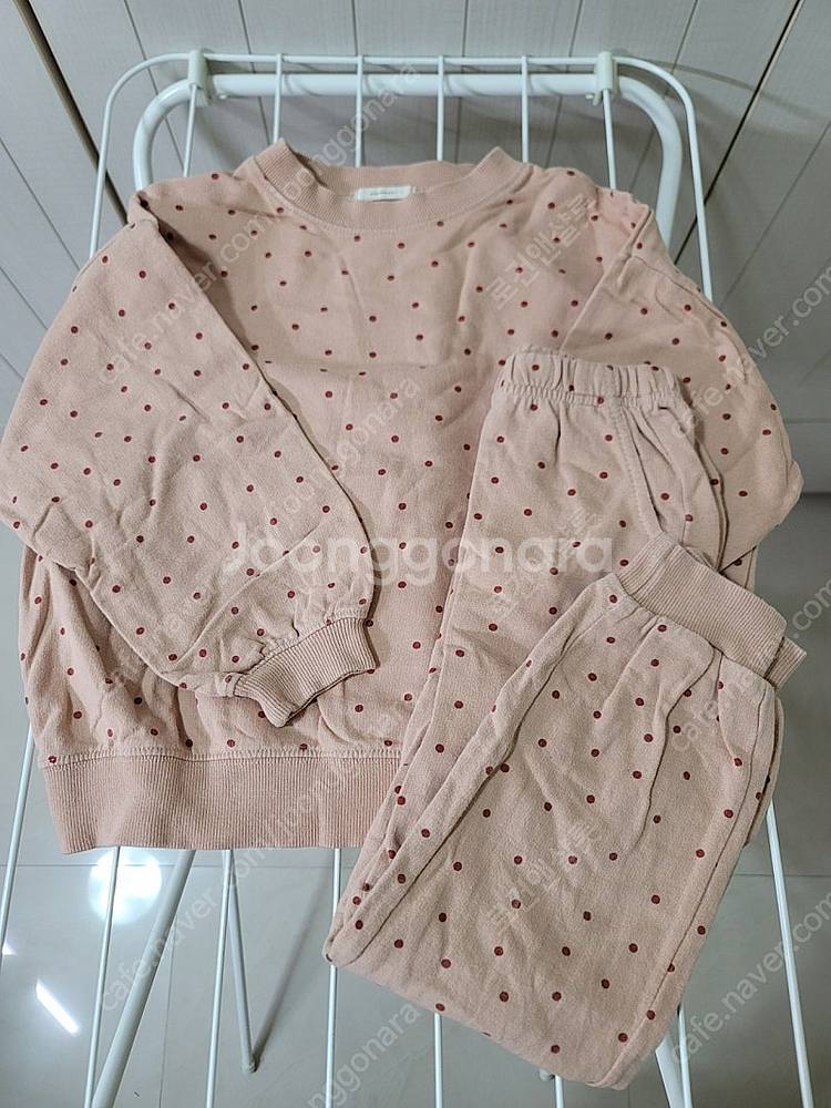 에어피쉬 리본셋업M/동그라미마켓 핑크도트상하L/ 클로버상하L/ 슈슈앤크라상하6y 일괄 (개별구매 가능)--5