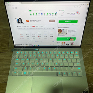레이저북(razer book 13) 택포 48만에 팝니다(목포직거래)