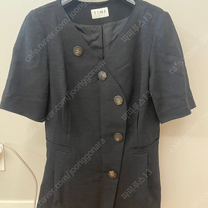 한섬 타임 Time 하프 슬리브 칼라리스 재킷 거의 새옷 -택포