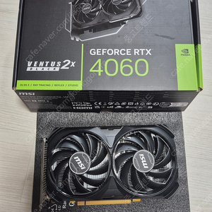 지포스 RTX msi4060 풀박스 택포 보증많이남음