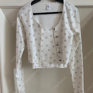 민지에나 스마일 가디건 + 슬리브리스 세트