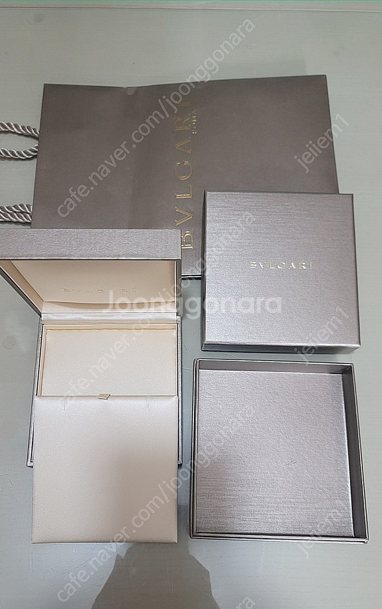 불가리 목걸이 케이스 정품 택포--0