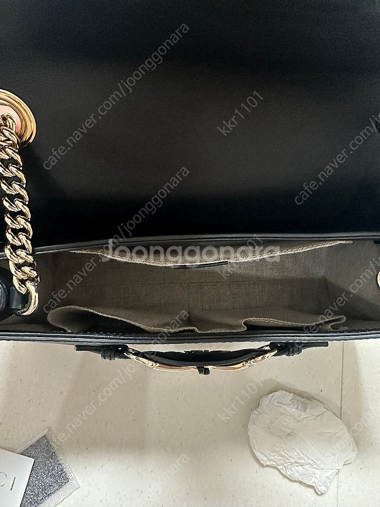 //가격내림//구찌 마이크로 시마 에밀리 체인백 숄더백 블랙 판매합니다.--9