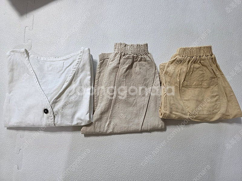 구노 여름 가디건 L, 라라랜드7부바지M, 어라운드바지...--1