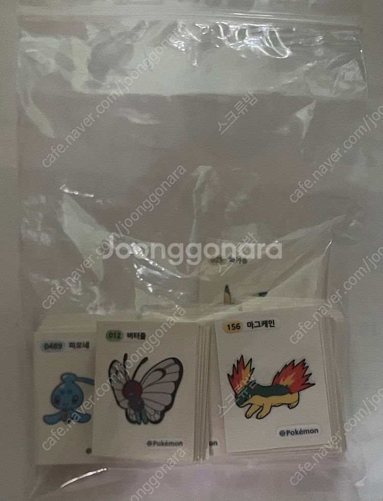 포켓몬스터 띠부씰 131종 일괄판매--0