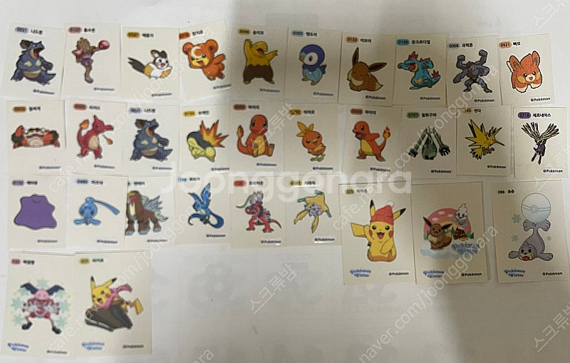 포켓몬스터 띠부씰 131종 일괄판매--3