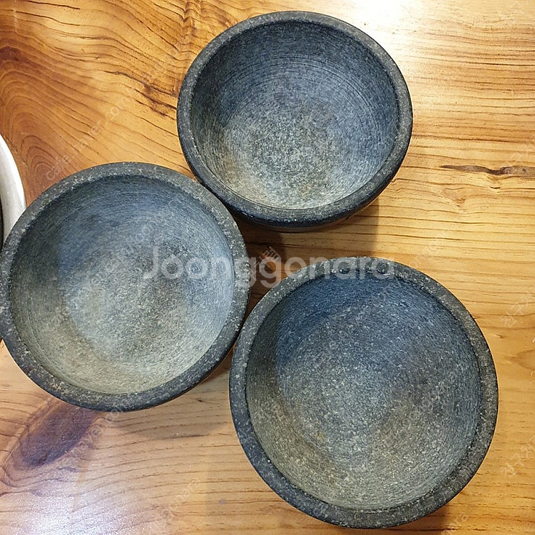 돌비빔기, 돌솥 (미사용 새제품)세트(원목받침대포함)팝...--1