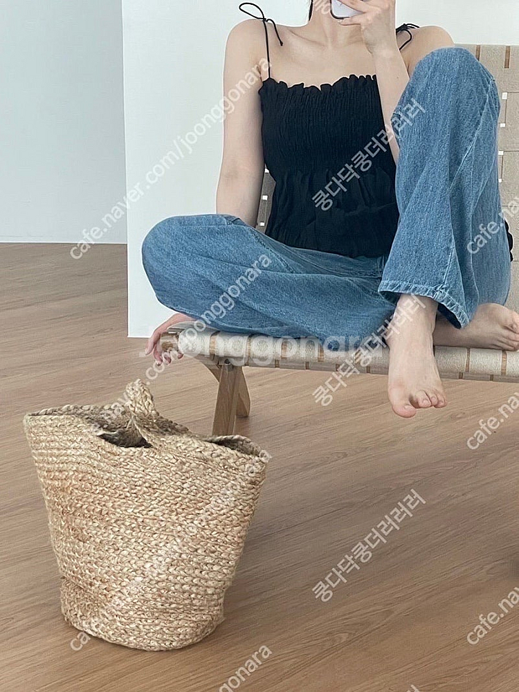 온스 ounce 스모크 나시 블라우스--1