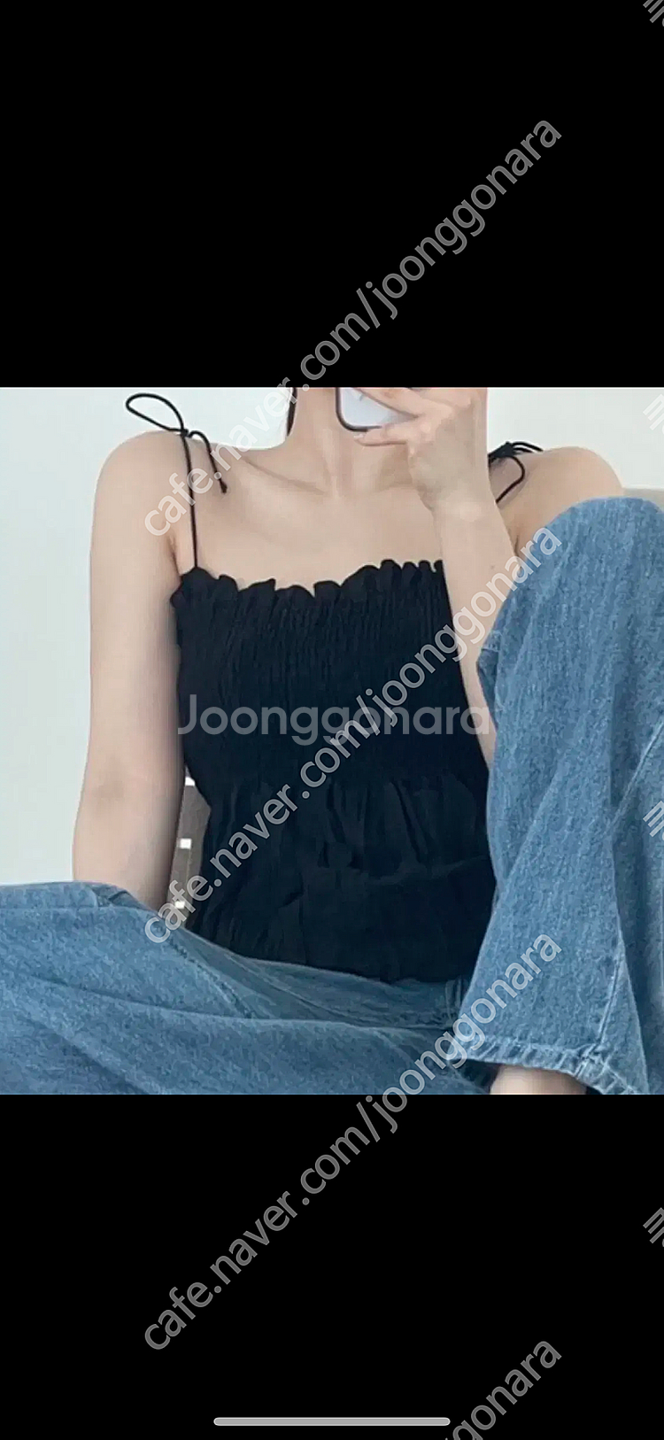 온스 ounce 스모크 나시 블라우스--0