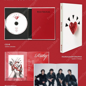 터치드 Red Signal ep cd 2장/포스터 2장 일괄