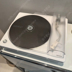 [청주] 데논DENON DP-400 화이트 턴테이블 판매합니다.
