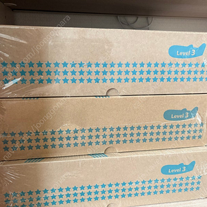 튼튼영어 슈퍼주니어 레벨3-1,2,3 (3박스) 새제품